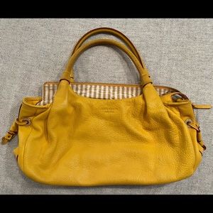 Authentic rare gold Kate Spade buttery soft leather bag